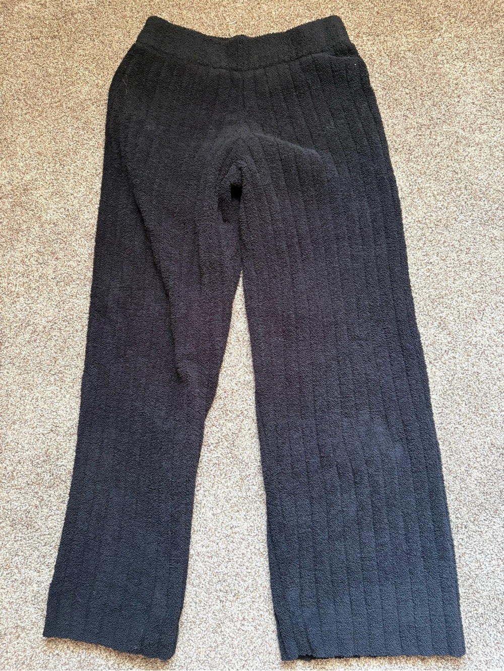 UGG Black Ribbed Knit Joggers